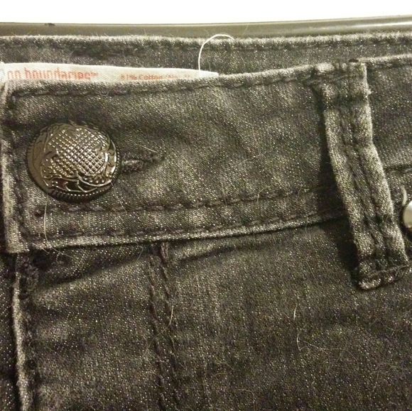 Rolled bottom hem Capri jeans - Picture 5 of 5
